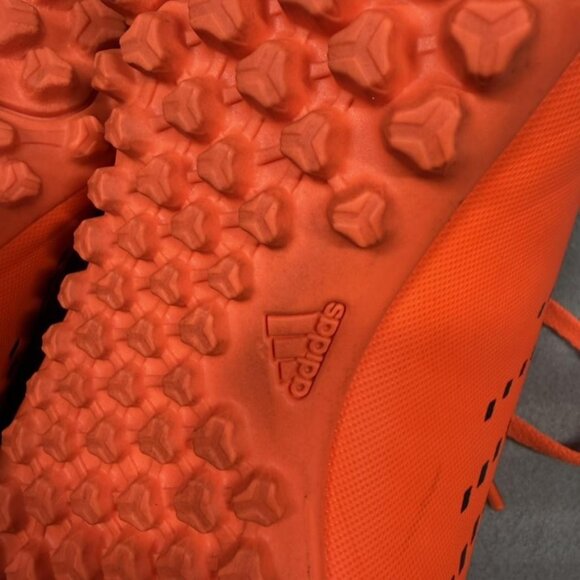 Adidas Predator Accuracy.4 Soccer Shoes Mens Size 9.5 Orange Black Turf TF - Picture 11 of 12
